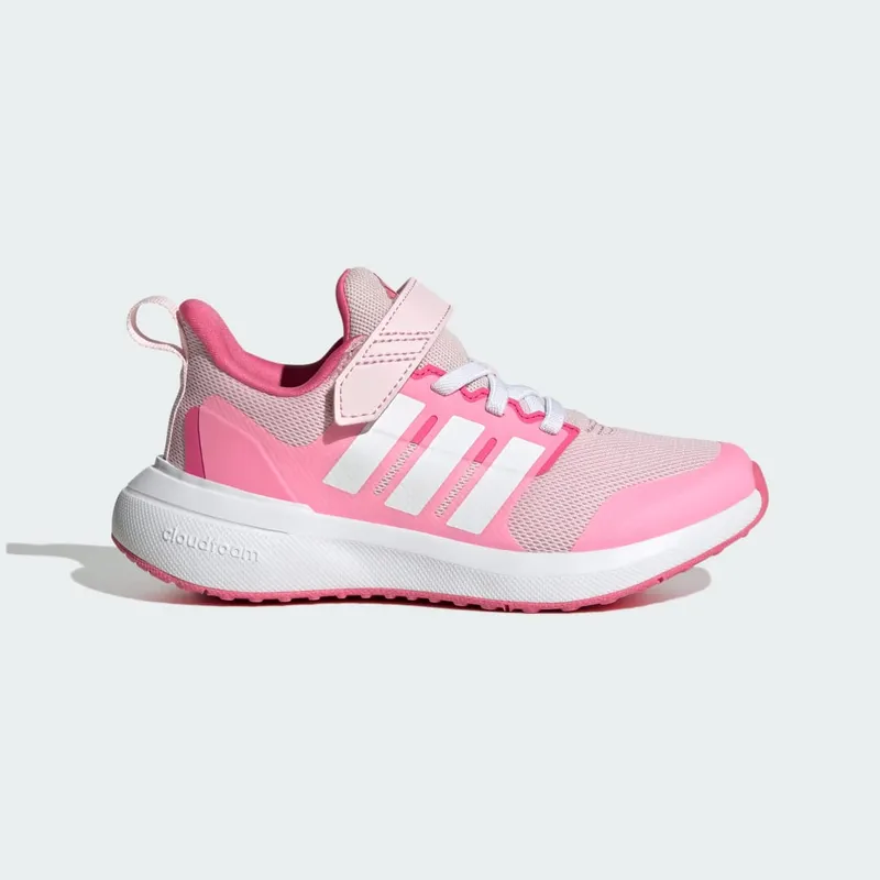 adidas FortaRun 2.0 Cloudfoam met Elastische Veters en Klittenband Clear Pink / Cloud White / Bliss Pink (IG5388)