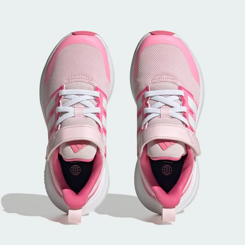 adidas FortaRun 2.0 Cloudfoam met Elastische Veters en Klittenband Clear Pink / Cloud White / Bliss Pink (IG5388)