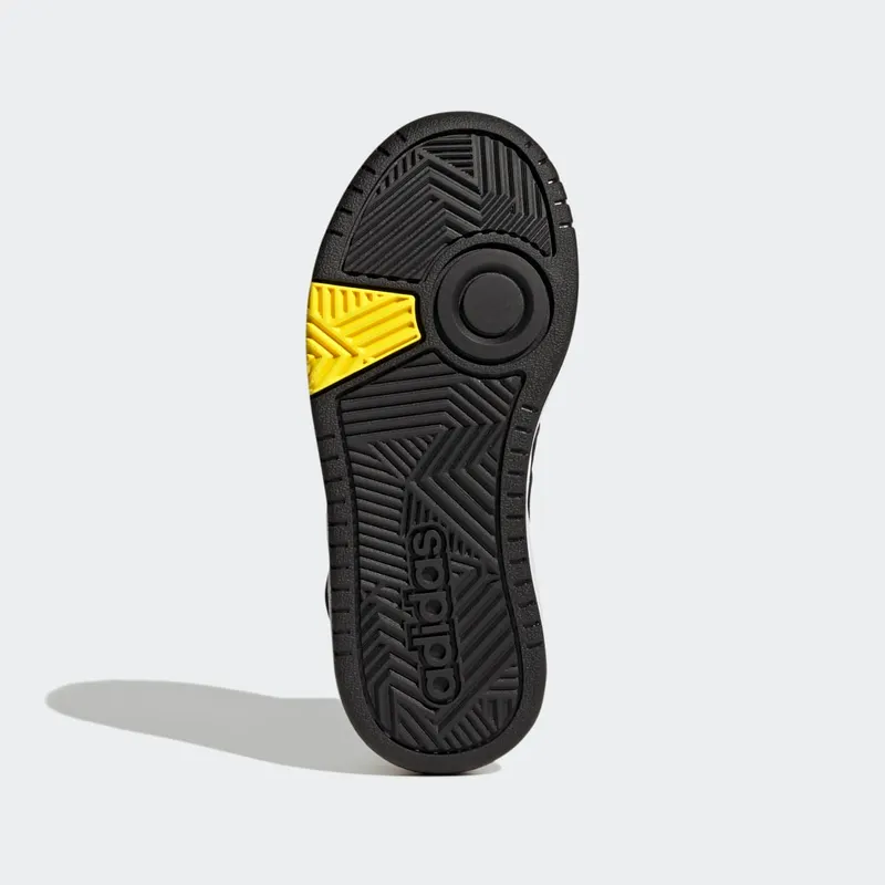 adidas Hoops Mid Cloud White / Core Black / Beam Yellow (GZ1928)
