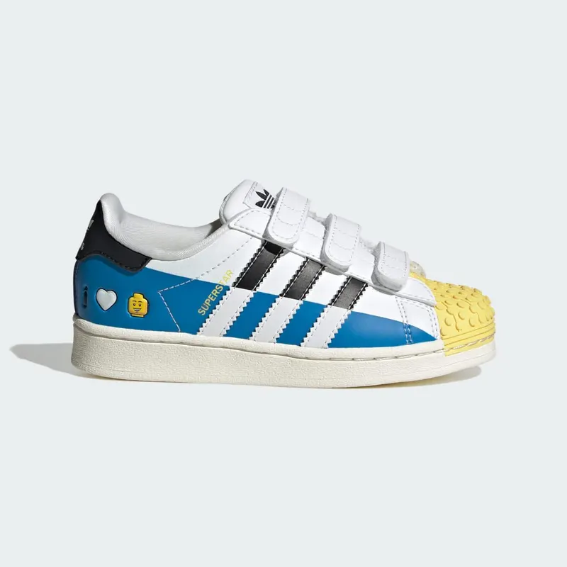Adidas Superstar x LEGO® Cloud White / Core Black / Bright Blue (IF2911)