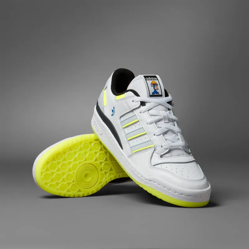 adidas Forum Low CL x Indigo Herz Cloud White / Halo Blue / Solar Yellow (IE1855)