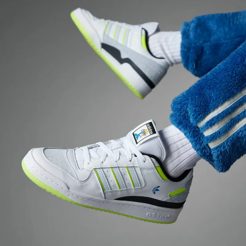 adidas Forum Low CL x Indigo Herz Cloud White / Halo Blue / Solar Yellow (IE1855)