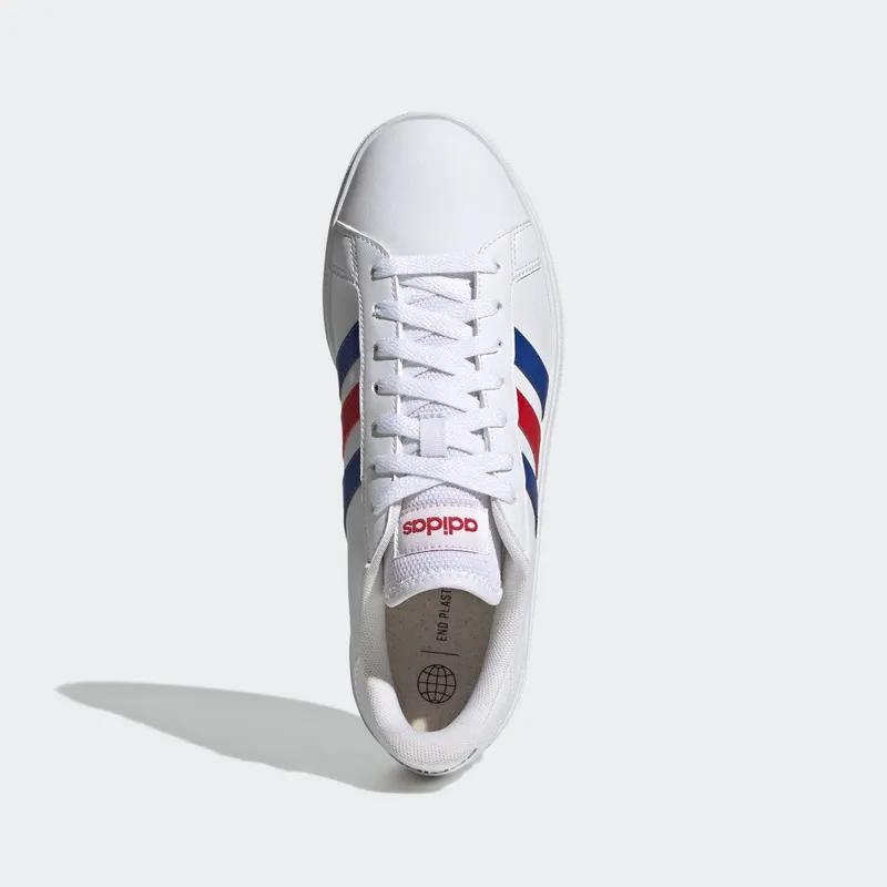 adidas Grand Court TD Casual Cloud White / Royal Blue / Vivid Red (GW9252)