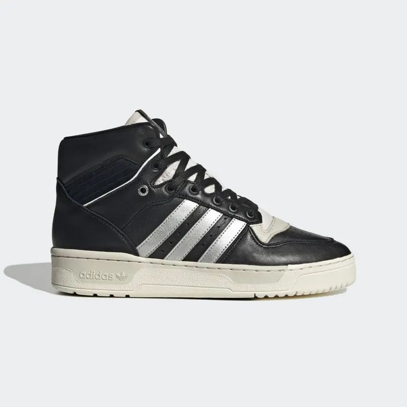 adidas Rivalry Hi Consortium “Black” Core Black / Silver Metallic / Grey One (ID7388)
