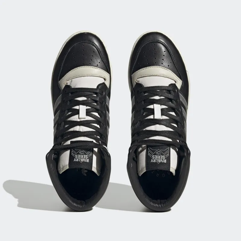 adidas Rivalry Hi Consortium “Black” Core Black / Silver Metallic / Grey One (ID7388)
