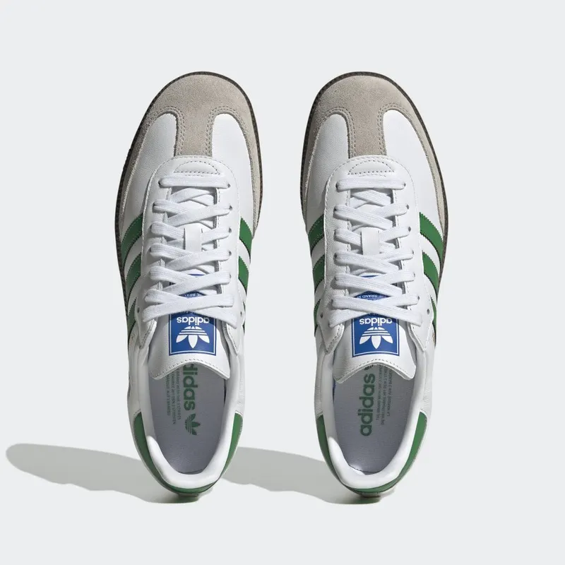 adidas Samba OG White / Green / Gum 5 (IG1024)