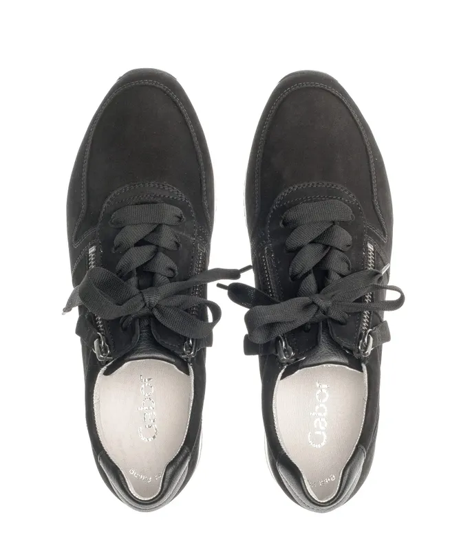 Gabor Lage sneakers Zwart (23.420.17)