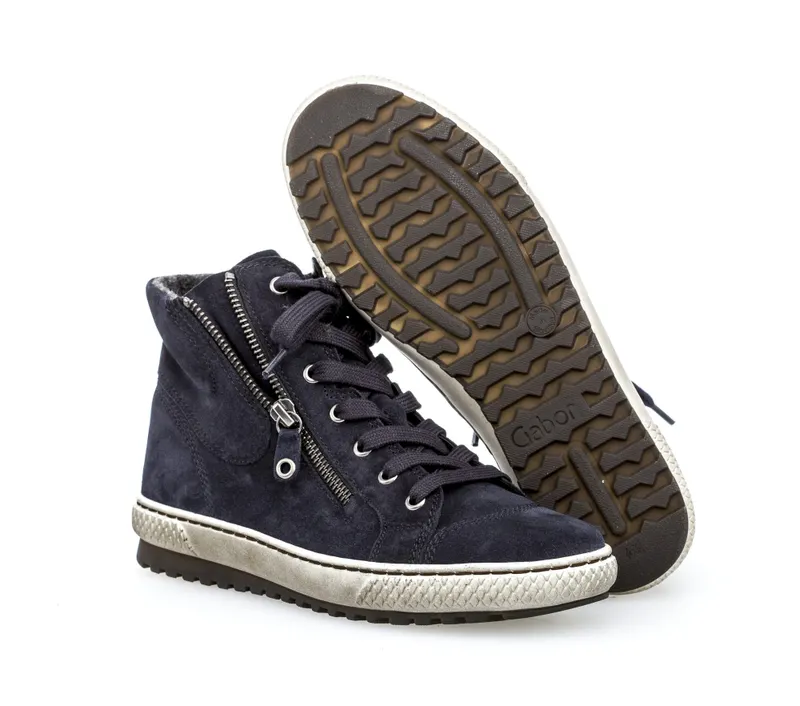 Gabor Hoge sneakers Blauw (33.754.16)