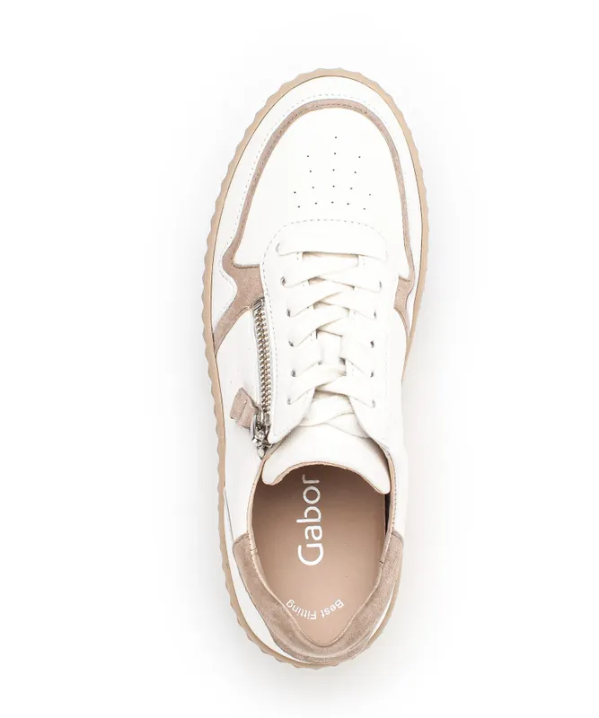 Gabor Lage sneakers Crème (33.202.20)