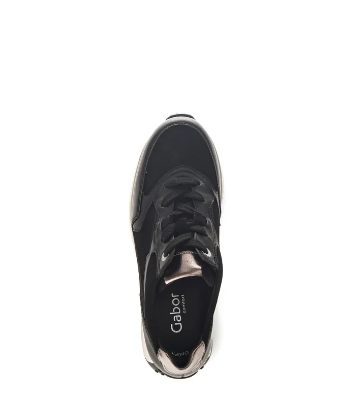 Gabor Lage sneakers Zwart (36.426.67)