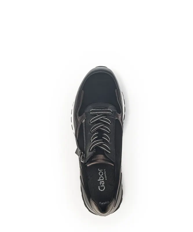 Gabor Lage sneakers Zwart (36.378.37)