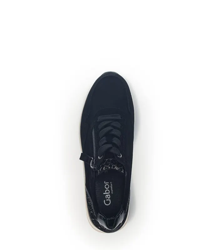 Gabor Lage sneakers Zwart (36.587.65)