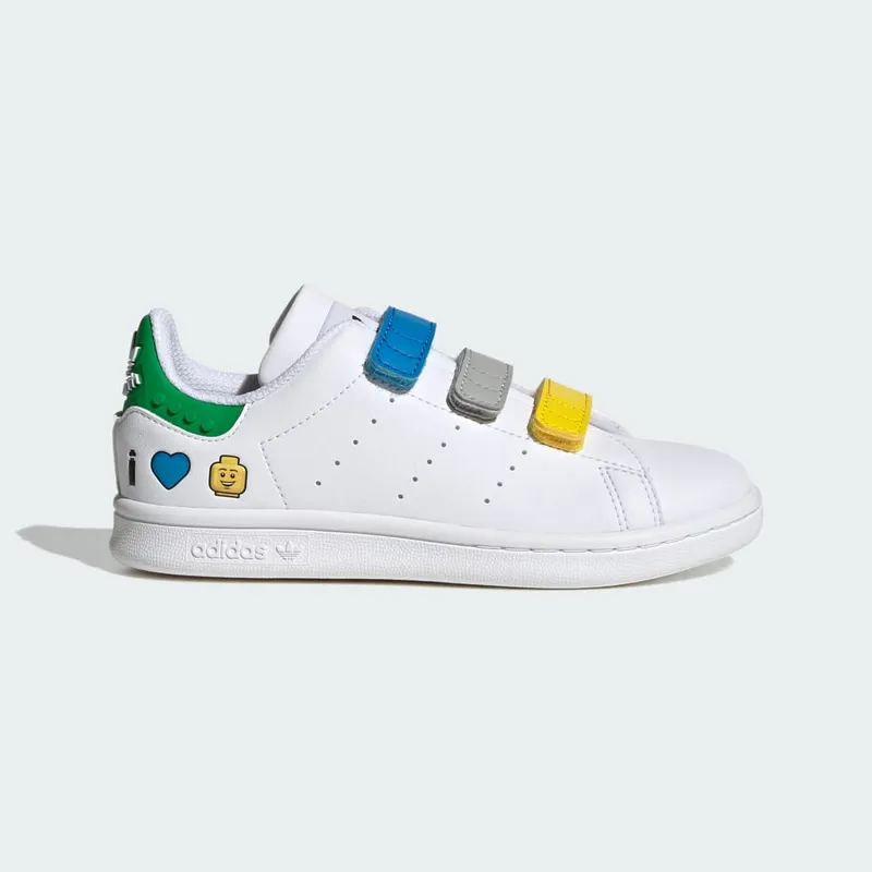 Adidas Stan Smith x LEGO® Cloud White / Bright Blue / Grey Two (IF2917)