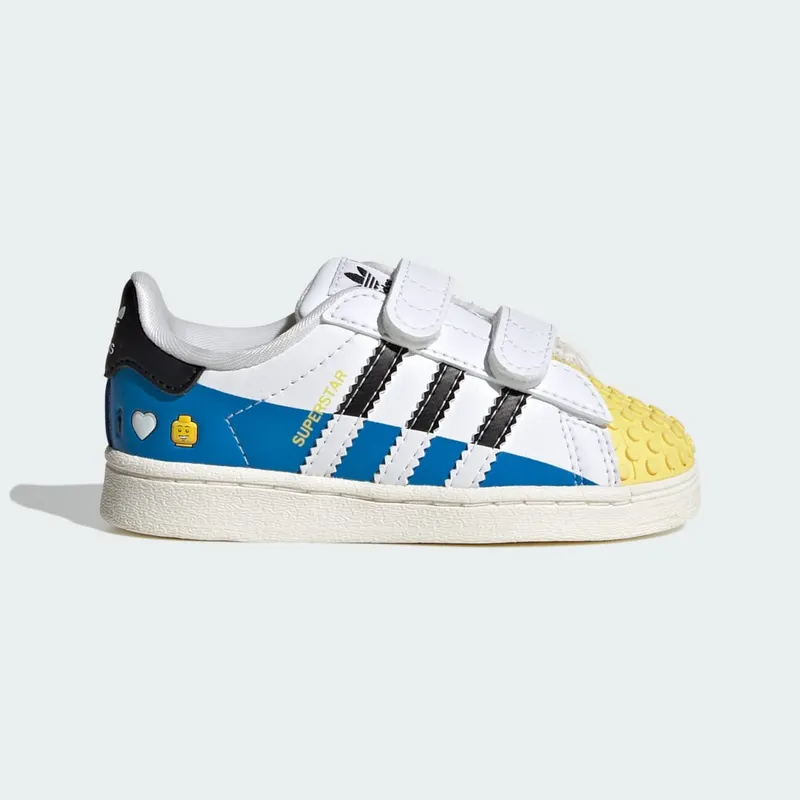 Adidas Superstar x LEGO® Cloud White / Core Black / Bright Blue (IF2913)