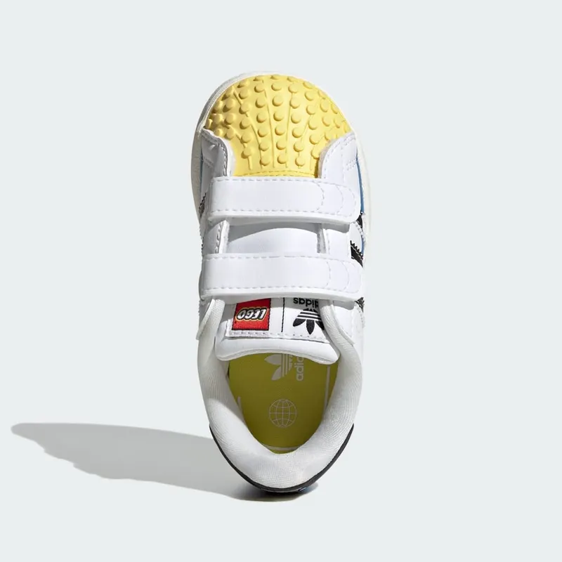 Adidas Superstar x LEGO® Cloud White / Core Black / Bright Blue (IF2913)