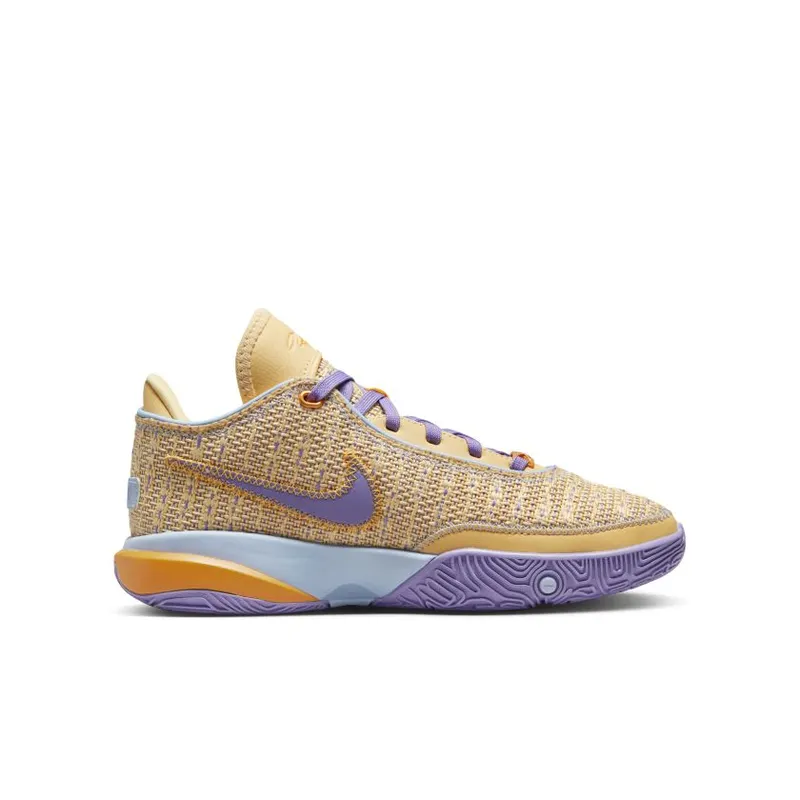 Nike LeBron 20 GS ‘Summer Vibes’ Celestial Gold / Multi-Color-Cobalt Bliss-Space Purple (DQ8651-200)