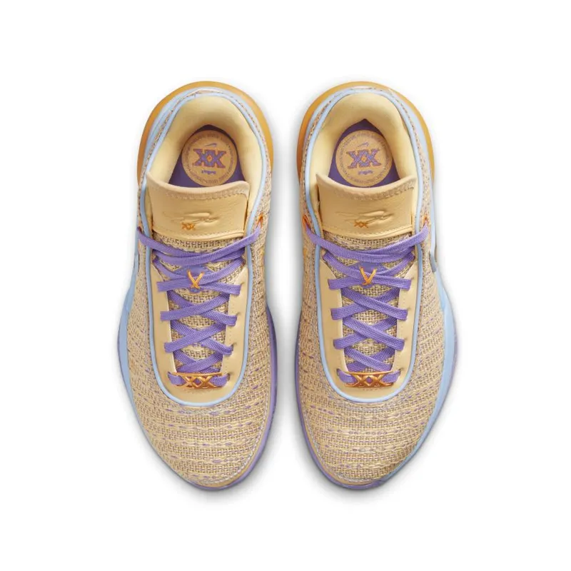Nike LeBron 20 GS ‘Summer Vibes’ Celestial Gold / Multi-Color-Cobalt Bliss-Space Purple (DQ8651-200)
