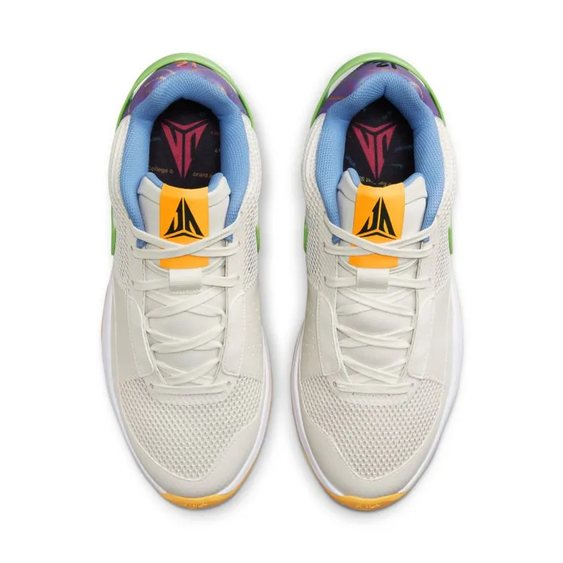 Nike Ja 1 ‘Trivia’ Phantom / Action Green-Action Grape-White-Laser Orange-University Blue (DR8785-001)