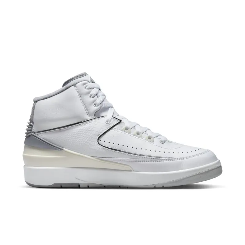 Air Jordan 2 ‘Cement Grey’ White / Cement Grey-Sail-Black (DR8884-100)
