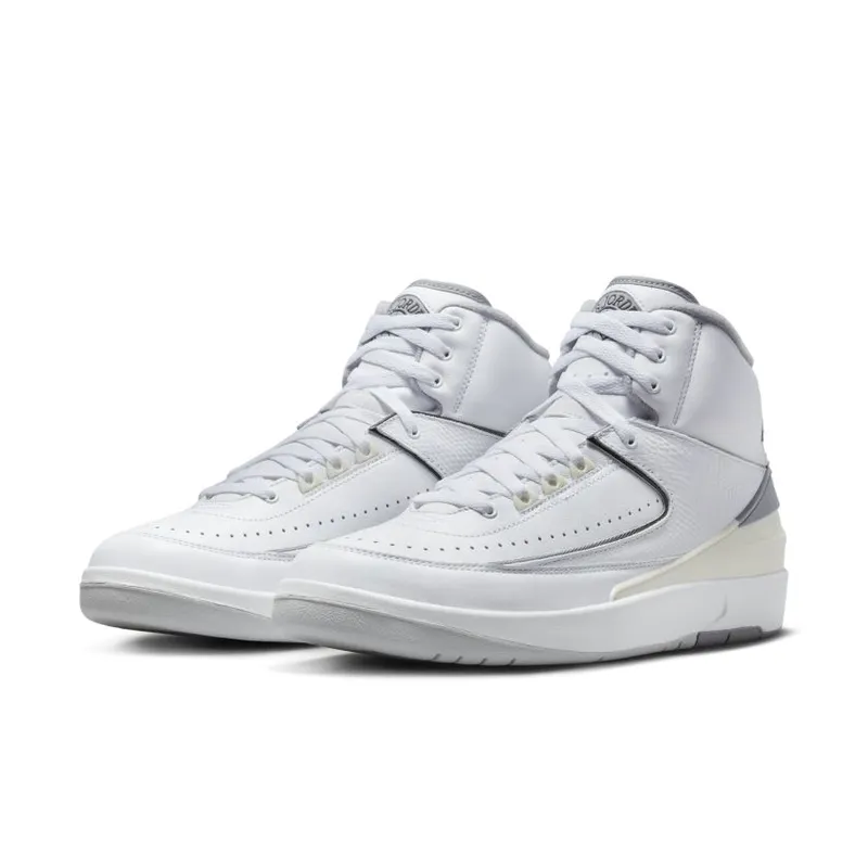 Air Jordan 2 ‘Cement Grey’ White / Cement Grey-Sail-Black (DR8884-100)
