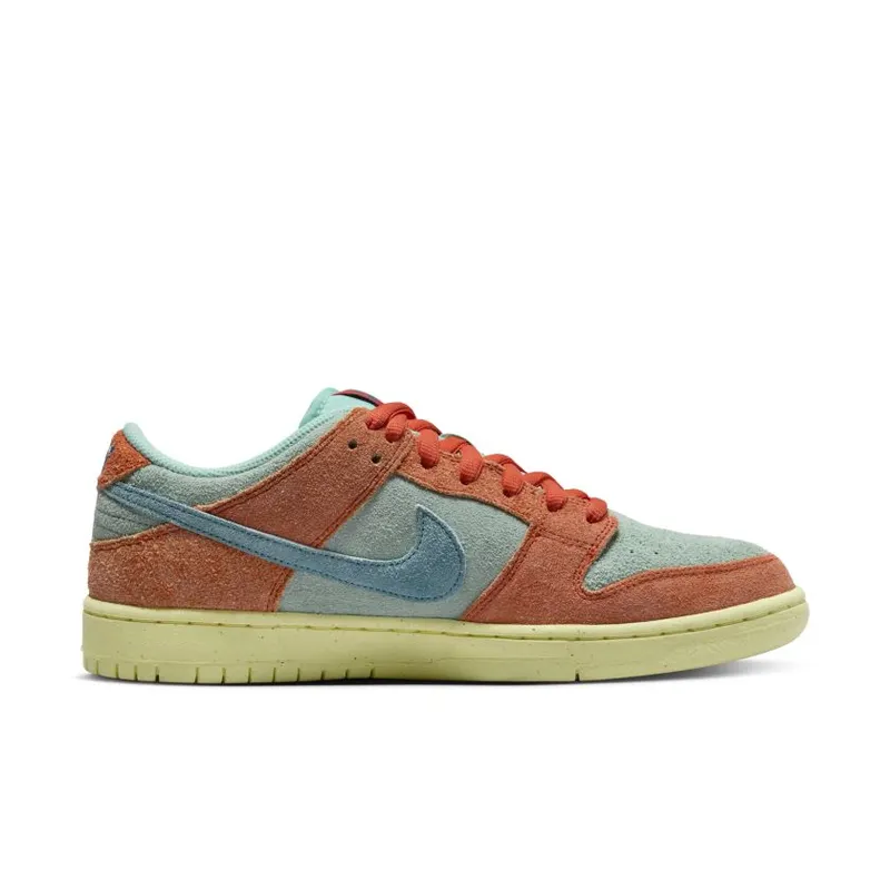 Nike SB Dunk Low ‘Noise Aqua’ Orange / Noise Aqua-Emerald Rise-Lemon Chiffon (DV5429-800)