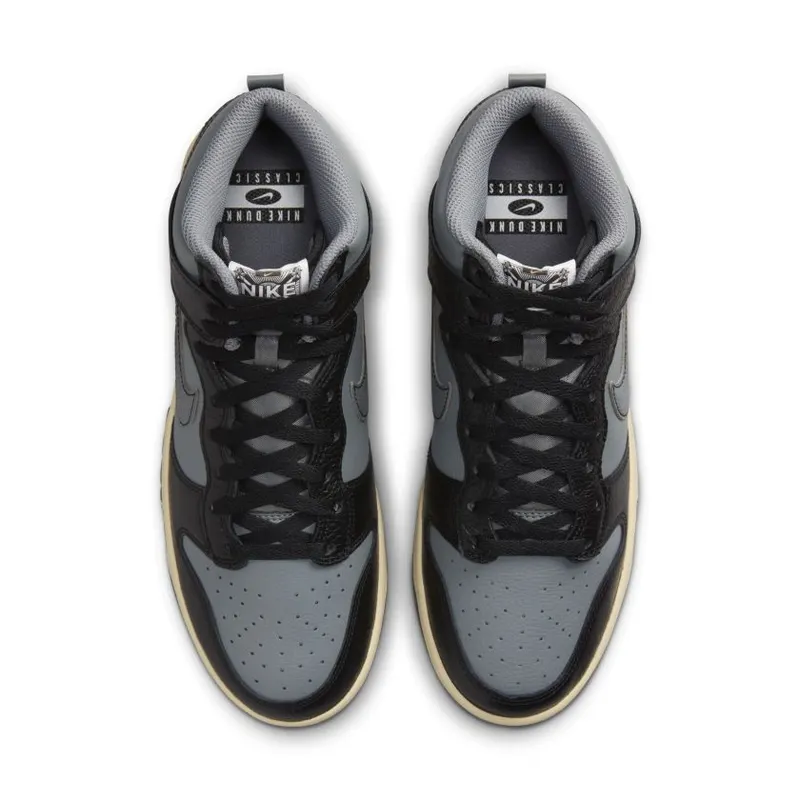 Nike Dunk High ‘50 Years of Hip-Hop’ Smoke Grey / Black-Beach-Black-White (DV7216-001)