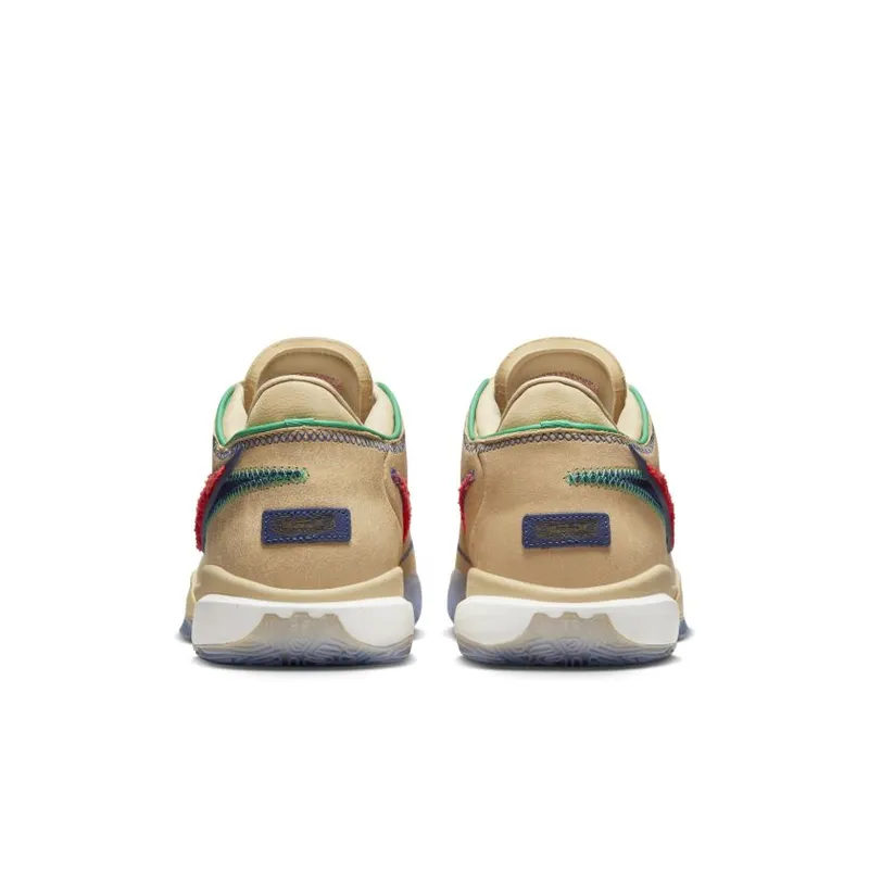 Nike LeBron 20 ‘Four Horsemen’ Sesame / Light Crimson-Sail-Midnight Navy-Stadium Green (DV9090-200)