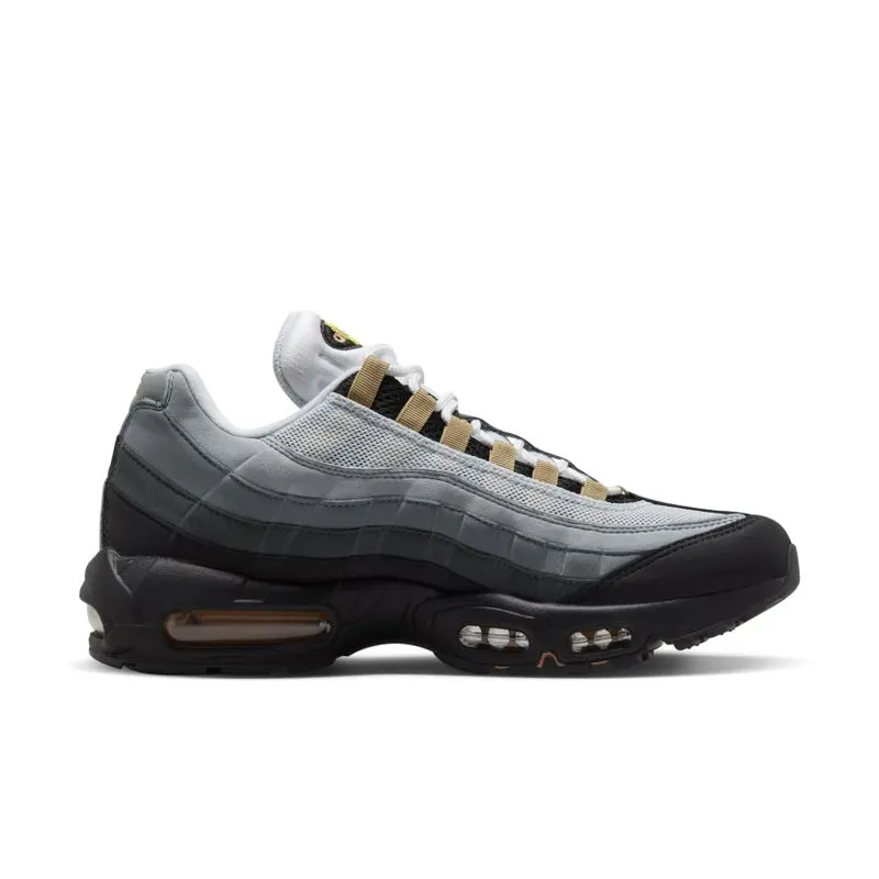 Nike Air Max 95 ‘Icons’ White / Yellow Strike-Wolf Grey-Cool Grey (DX4236-100)