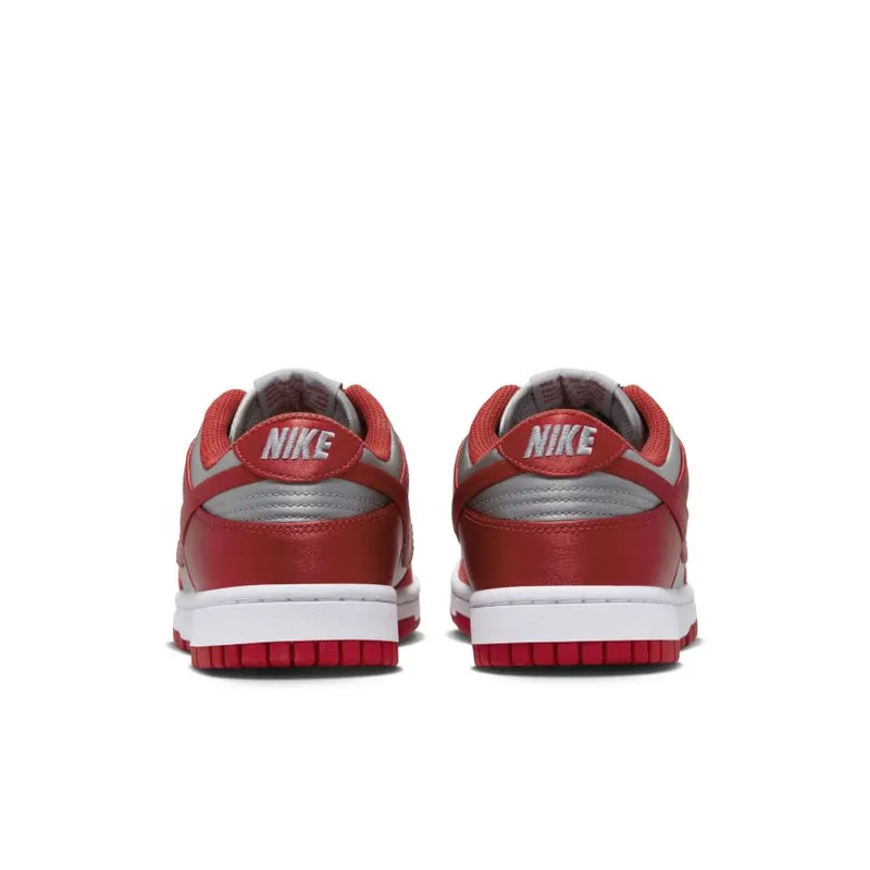 Nike Dunk Low ‘UNLV Satin’ Medium Grey / Varsity Red-White (DX5931-001)