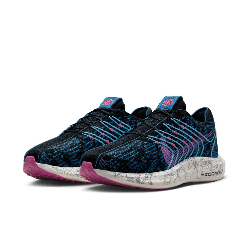Nike Pegasus Turbo Next Nature ‘Peg Future’ Black / Green Abyss-Hyper Pink-Fuchsia Dream (FB7183-001)