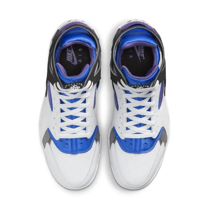 Nike Air Flight Huarache ‘OG’ White / Varsity Purple-Royal Blue-Menta (FD0183-101)