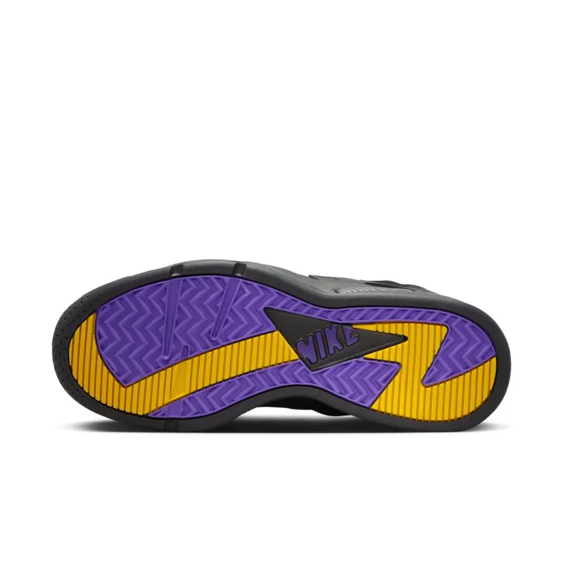Nike Air Flight Huarache ‘Lakers Away’ Black / Varsity Purple-Del Sol (FD0188-001)