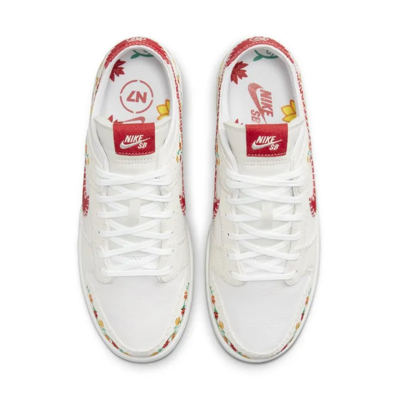 Nike SB Dunk Low N7 ‘Opti Yellow’ Opti Yellow / University Red-Bright Crimson-Stadium Green-Team Orange-Sail (FD6951-700)
