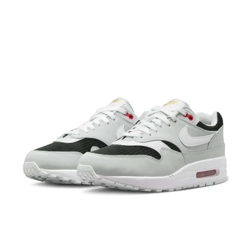 Nike Air Max 1 ‘Urawa’ Pure Platinum / White-Black-Sport Red-Summit White (FD9081-001)
