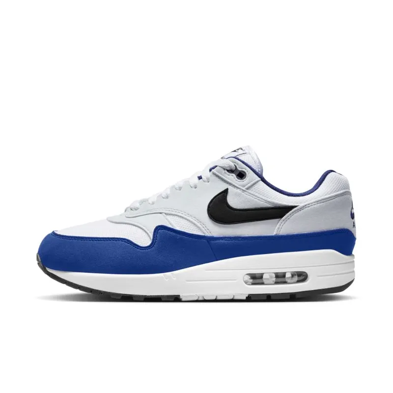 Nike Air Max 1 ‘Deep Royal Blue’ White / Black-Deep Royal Blue (FD9082-100)