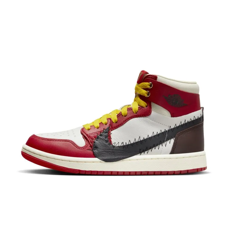 Teyana Taylor x Air Jordan 1 Zoom CMFT 2 ‘A Rose From Harlem’ Gym Red / Black-Summit White-Earth-Coconut Milk (FJ0604-601)