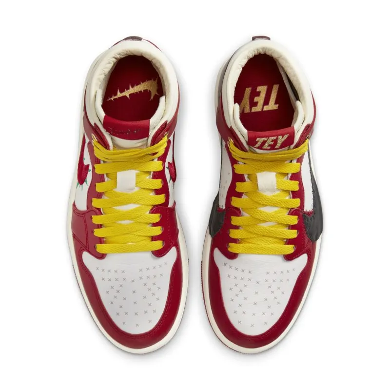 Teyana Taylor x Air Jordan 1 Zoom CMFT 2 ‘A Rose From Harlem’ Gym Red / Black-Summit White-Earth-Coconut Milk (FJ0604-601)