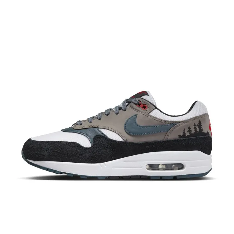 Nike Air Max 1 ‘Escape’ White / State Blue-Black-Soft Grey (FJ0698-100)