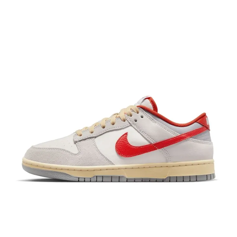 Nike Dunk Low ‘Athletic Department’ Sail / Picante Red-Photon Dust-Light Smoke Grey-Pale Vanilla-White (FJ5429-133)