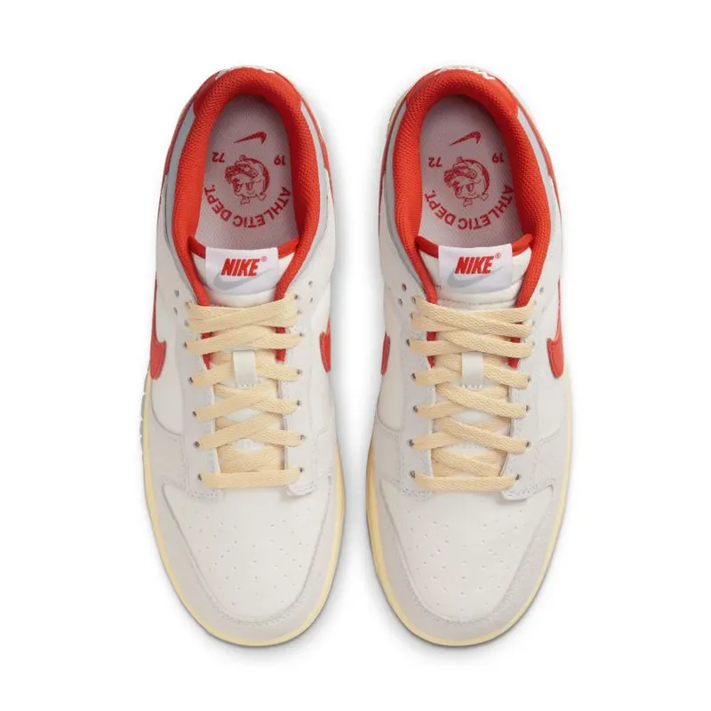 Nike Dunk Low ‘Athletic Department’ Sail / Picante Red-Photon Dust-Light Smoke Grey-Pale Vanilla-White (FJ5429-133)