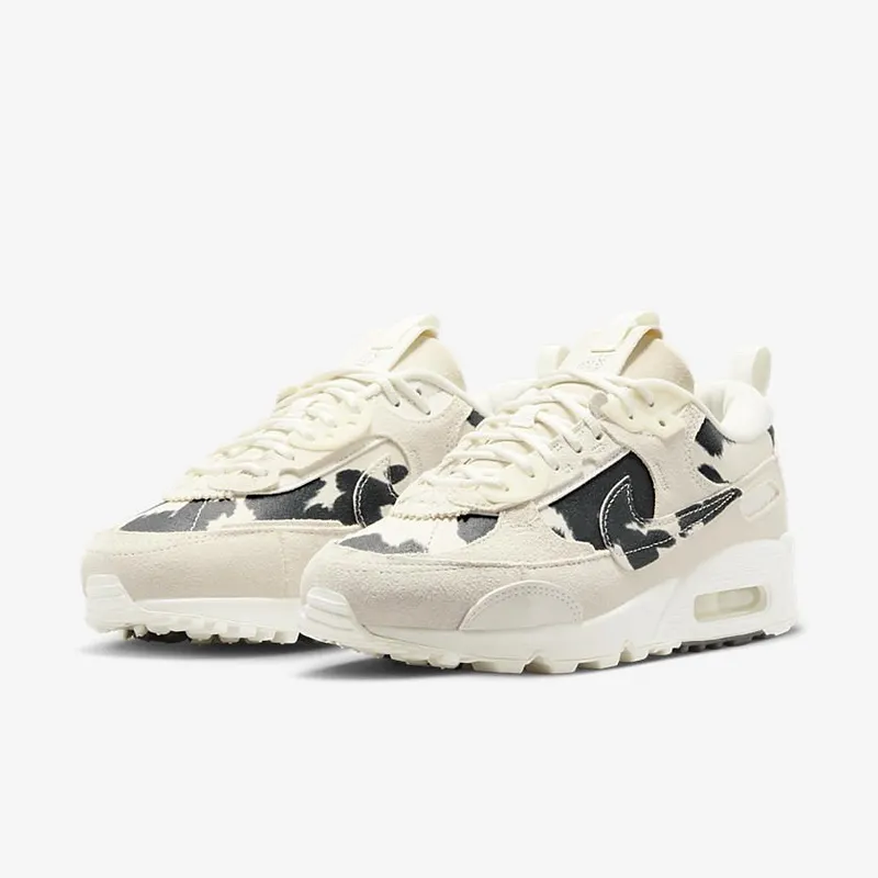 Nike Air Max 90 Futura “Cow Print” Sail / Chrome / Black (FN7170-133)
