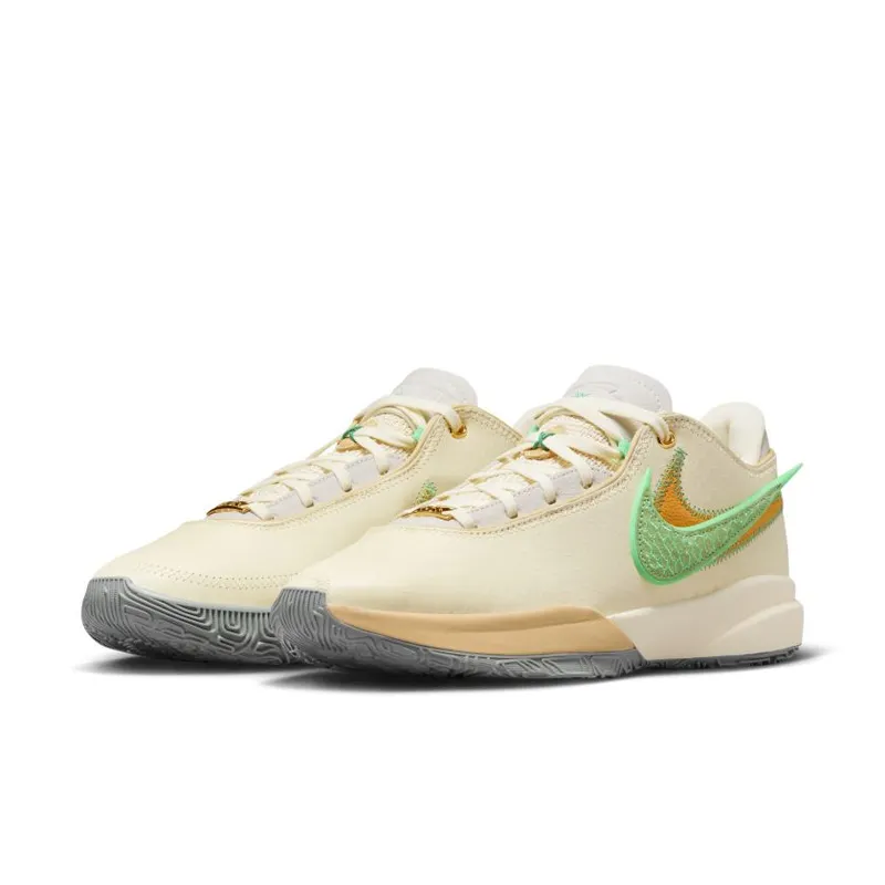 APB x Nike LeBron 20 ‘FAMU’ Coconut Milk / Electric Algae-Vivid Orange-Sesame-Mica Green-Phantom (FN8263-100)