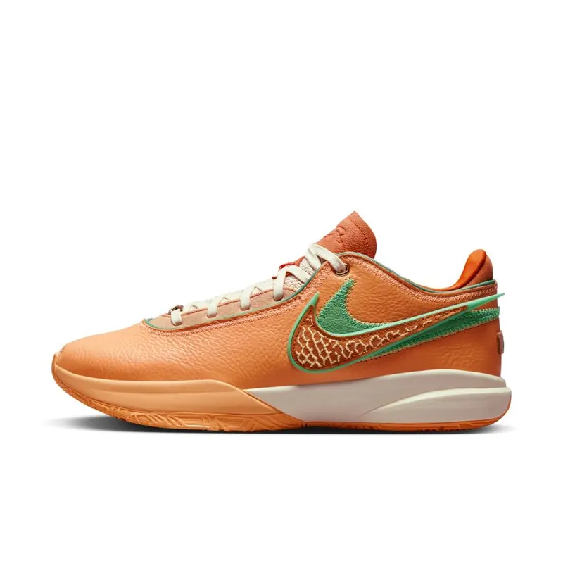 APB x Nike LeBron 20 ‘FAMU’ Peach Cream / Safety Orange-Stadium Green-Coconut Milk-Black (FN8263-800)