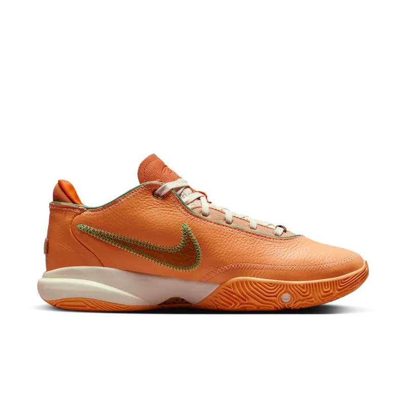 APB x Nike LeBron 20 ‘FAMU’ Peach Cream / Safety Orange-Stadium Green-Coconut Milk-Black (FN8263-800)