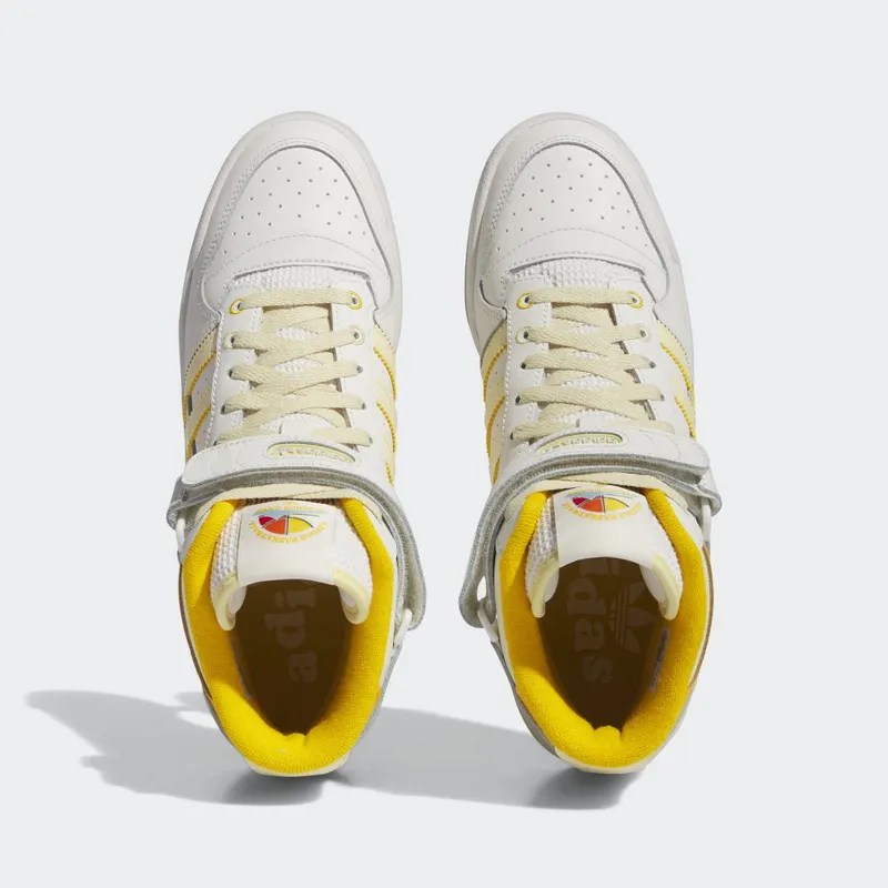 adidas Forum Mid Cloud White / Easy Yellow / Crew Yellow (IE7181)