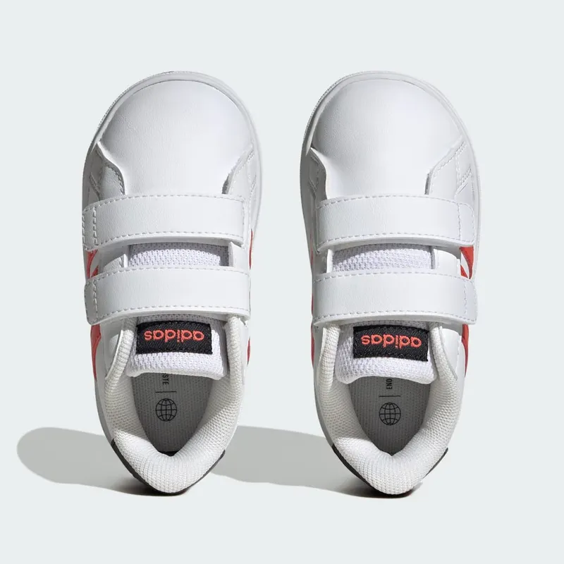 adidas Grand Court White / Bright Red / Core Black (IG2558)