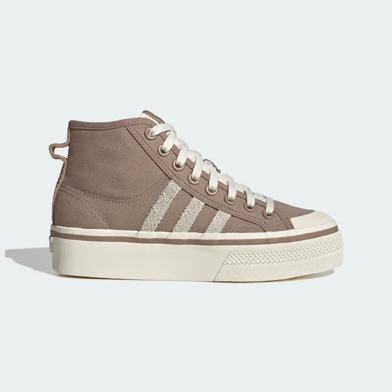 adidas Nizza Platform Chalky Brown / Off White / Gold Metallic (HQ6237)