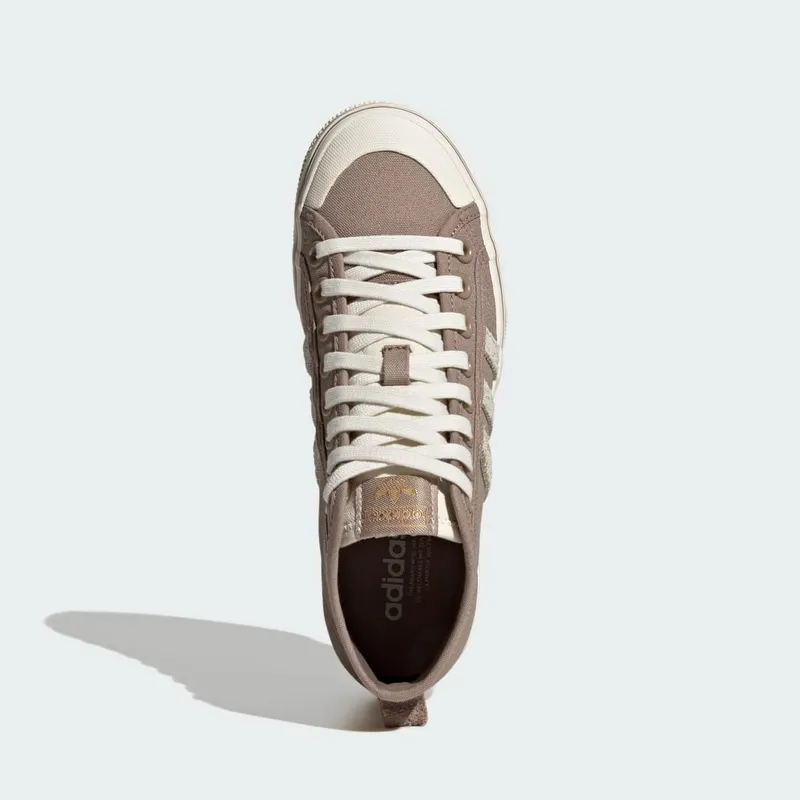 adidas Nizza Platform Chalky Brown / Off White / Gold Metallic (HQ6237)