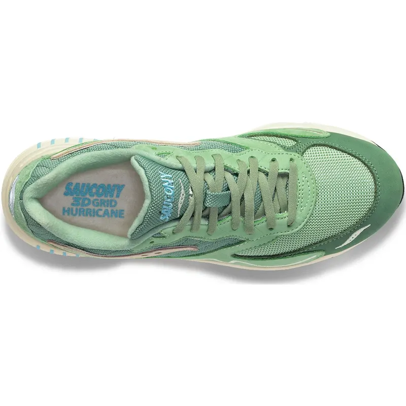 Saucony 3D Grid Hurricane Premium Green / Cream (S70670-7)