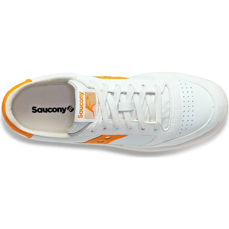 Saucony Jazz Court Premium White / Orange (S70671-5)